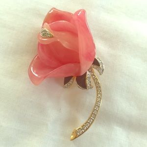 KJL - ROSE  BROOCHE